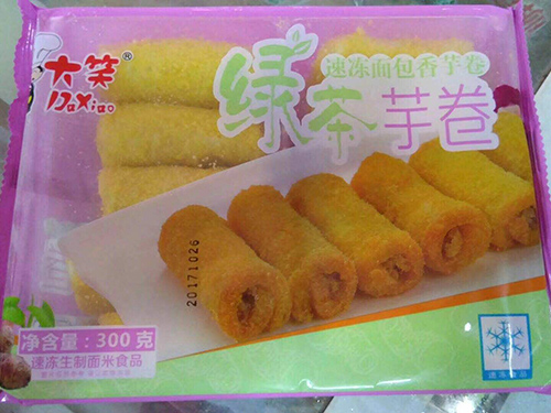 绿茶芋卷